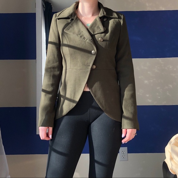 Forever 21 NWOT Forest Green Blazer/Jacket - Picture 1 of 6